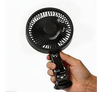 Genérico Car Cooling Fan, Portable Cooling Clip Fan For Car Vent, Suction Cup High Speed Portable | Dashboard Cooliing Air Wall fans For Auto Vehicle SUV Dashboard Windshield Summer Hot Weather