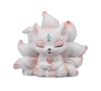 Genérico Car Dash Figurines - Decorative Vehicle Accessory, Mythical Nine-Tailed Fox Ornament, Stylish Dashboard Display Piece | Cute Charm for Automobiles Entryway Shelf
