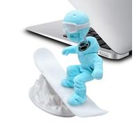 Genérico Car Dashboard Accessories - 3D Printing 8x8.5x3.5cm | Inertia Skiing Man Ornament, Funny Moving Decoration, Desk Sculpture | Home Office Desktop Shelf Display Long Driving