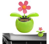 Genérico Car Dashboard Decoration - Solar Powered Swaying Flower for Vehicle Interior Decor | Cute Moving Desk with Ornament Accessory, Car Interior Styling for Truck SUV RV Home Office Table Use