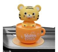Genérico Car Dashboard Decorations, Dashboard Decor, Solar-Powered Shaking Head Animal Ornament, No Battery Needed, Cute Figure for Interior Decoration, Desk, Home, Men and Women