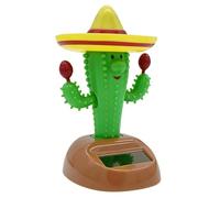 Genérico Car Dashboard Decorations - Novelty Solar Powered Dancing Cactus Design Automotive Interior Ornament, Moving Cactus Figure with Sunlight Motion Feature for Vehicles Trailers RVs Trucks