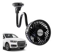 Generico Car Dashboard Fan, 12v Adjustable Car Fan, 40cm Portable Compact Air Circulation Rechargeable, Auto Accessories for Boat, Cooling Quiet Small Electric