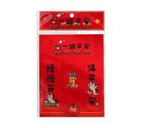 Genérico Car Decals - Magnetic Good Luck Couplet Set For Lunar New Year, Removable Festive Vehicle Blessing Signs, Magnetic Decorations | Car Stickers, Exterior Interior Door Truck SUV Display