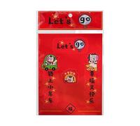 Genérico Car Decals - Magnetic Good Luck Couplet Set For Lunar New Year, Removable Festive Vehicle Blessing Signs, Magnetic Decorations | Car Stickers, Exterior Interior Door Truck SUV Display