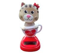 Generico Car Decor - Cat Dashboard Ornament, Cute Cat Figurine, 3.94x1.97x1.97 inches Vehicle Interior Cute Decoration, Dancing Cats Car Ornament | for Cars Dashboard