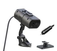 Genérico Car Defroster Heater - 12V Automotive Fan Heating System, Efficient Portable Vehicle Appliance for Cold Weather | Suction Holder Installation for Truck Car SUV Winter Road Travel