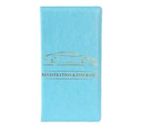 Genérico Car Document Holder, Registration and Segurance Wallet, Driver Document Pouch, Car Interior Accessories, Insurance Card Holder, Vehicle Registration Organizer, License and Card Holder, azul