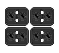 Genérico Car Door Lock Cover, 4-Piece Silicone Protector, 3.35x2.56x0.59 Inches Anti Noise Lock Guard with Build, Car Entry Accessory for Driver Men Women Door Cover, 4-Piece Silicone