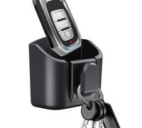 Genérico Car Door Organizer - ABS 5.5x5.1cm | Reusable Adhesive Space-Saving Key Box | Dashboard Storage Container For Small Items Seat Door Console For Women Men