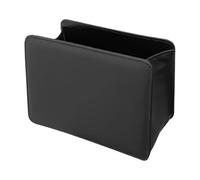 Genérico Car Door Trash Can - Foldable Waterproof PU Leather, Mini Car Garbage Bin for Door Glove Compartment SUV RV Sedan Pickup ATV Trailer Truck Vehicle Interior Trash Storage Holder, 20x14x6.5cm