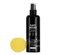 Genérico Car Exterior Cleaner - Powerful Long Lasting Shine | 100ml Trim Restorer Scratch Repair Kit with Sponge | For Detailing Maintenance Refurbishment Paint Headlight Door Dashboard Rubber Wheels
