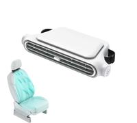 Genérico Car Fan for Driver and Passenger's Seat,Car Seat Fans for Backseat Kids Baby Rear Facing,with 3 Adjustable Wind Speeds,Portable Usb Headrest Cooling Fan for Vehicle Jeep Van RV Truck (White)