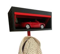 Genérico Car Garage Key Holder - Wall Mount Organizer, Garage Keys Storage With Coat Hooks| Fûn Entryway Storage Rack, Easy-to-Install Decorative Key Hanger For Home & Officē