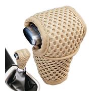 Genérico Car Gear Shift Knob Cover - Soft Cloth Interior Decor | Breathable Protective Sleeve, Universal Fit Protector For Automotive Shifters, Easy Install Manual Automatic Handle Case