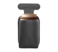 Genérico Car Glove Box Organizer, No-Drill Hanging Trash Can & Cup Holder
