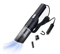 Genérico Car Handheld Vacuum, 10000Pa Cordless Cleaner, Ergonomic Powerful Suction with Use Corded Option and Lightweight Body, Perfect for Home, Vehicle, Sofa, Carpet, Garage, Travel