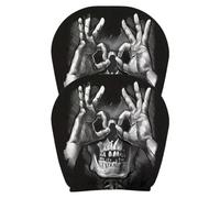 Genérico Car Headrest Cover 2PCS Scary Face Design Automotive Seat Decor