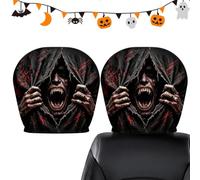 Genérico Car Headrest Cover - Horror Soft Automotive Interior Decor