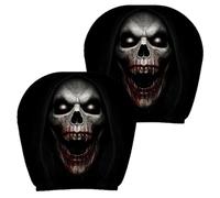 Genérico Car Headrest Covers - 11.02 Inch Halloween Ghost Face Set of 2