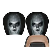Genérico Car Headrest Covers - 11.02 Inch Halloween Ghost Face Set of 2