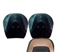 Genérico Car Headrest Covers - 2 Pack Halloween Ghost Face Seat Protectors