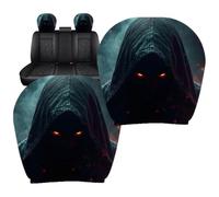 Genérico Car Headrest Covers Breathable Ghost Face Protectors 2-Piece