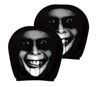 Genérico Car Headrest Protector - Funny Interior Decor | Halloween Car Seat Head Rest Protector For SUV Automotive Pickups Sedan Scooters Taxi Van School Bus Travel Daily