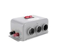 Genérico Car Heater-Car Heaters For Winter 12v 24v Adjustable | Heat Settings Compact Device, Automobile Windshield Heating Fan For Truck RV Garage Indoor Offices Desk Tent Camping Space