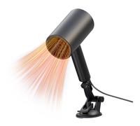 Genérico Car Heaters, Cup Defroster Fan for Trucks, Portable Functin with Compact Design, Heater Fan for RVs, Bathrooms, Offices, Tents, Outdoor Camping and Travel Use, 10.63x2.56 Inches