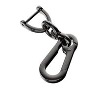 Genérico Car Horseshoe Keychain - 2.5 Inch Quick Release | Zinc Alloy Key Ring - Plated D Ring Key Holder for Bag Belt Accessory or Gift for Men and Women