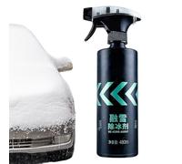Genérico Car Ice Removal Spray - 480ml Snow Melting Agent for Vehicle Frost Cleaning | Deicing Spray for, Mirrors, Windscreens, Morning Routine for Vehicle, Winter, Travel, Convenience