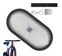 Genérico Car Interior Reading Light - LED Auto Lamps, lámpara recargable con 6 colores | Tail Light For Night Riding, Magnetic Working Lampt Flexible Portable Book Map Travel Nights Ligh