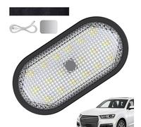 Genérico Car Interior Reading Light - LED Auto Lamps, Rechargeable Lamp With 6 Colors | Cycling Tail Light For Night Riding, Magnetic Working Lampt Flexible Portable Book Map Travel Nights Ligh