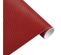 Genérico Car Interior Wrap,127x30cm Adhesive Sheet Roll - 3D Carbon Fiber Sheet, Waterproof Scratch-Resistant Cars and Motorcycles