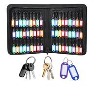 Genérico Car Key Organizer - Key Storage Bag, Fiberglass Holder | Professional Management System with 54 Hooks and Tags Portable Organizer for Home Office Apartment Security