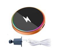 Genérico Car Magnetic Phone Holder, 15W Wireless Fast Charging Stand | 360° Rotatable, For Air Vent SUV RV Pickup Van Trailer Truck Navigation Calls Driving Travel Business Road Trips