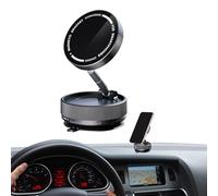 Genérico Car Magnetic Phone Holder - Heavy Duty Suction Cup Mount Stand, Universal Smartphone Holder for Dashboard Windshield Gym Bedroom Office Desk Kitchen Travel Use, 2.6x1.3 Inches