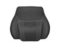 Genérico Car Neck Pillow, Almohada de Seguridad for reposacabezas y Cuello for Asiento de Coche, Compatible con Tesla Model 3 SXY Roadster SpaceX,for Ergonomic Design(1 Set Black)
