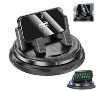 Genérico Car Phone Holder 360 Degree Rotation, Suitable for Car Navigation In Car Dashboard, Navigation Mount for Truck with Adjustable Anti-Slip Grip for Travel (1pcs)