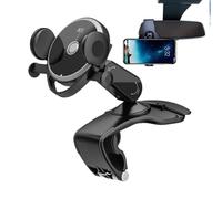 Genérico Car Phone Holder, Cell Mount, Foldable Stand, 360° Rotating Design, Hands-Free Function, Perfect for Safe Driving in Cars, Trucks, Road Trips, or Daily Commutes 5.12x3.94 Inches