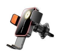 Genérico Car Phone Holder Charger - Bracket Support Automotive Sedan | Vehicle Navigation Holder | Wireless Charging Phone Mount For Automotive Sedan SUV RV Dashboard Vent Daily Commuting