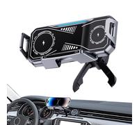 Genérico Car Phone Holder Charger, Retractable Wireless Charger, Automobile Accessories 6,1 x 3,15 x 2,76 Pulgadas, Ideal para Viajes de, Camping, RV, Road Trip, Commute, Boat & Airplane