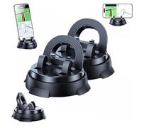 Genérico Car Phone Holder Mount,Universal Fit, Rock-Solid Hold, 360 Degree Rotatable Mobile Holder,Strong Adsorption Cars Bracket with Non-Slip Base,No Installation,Suitable for All Models (2PCS)