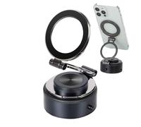 Genérico Car Phone Mount, Magnetic Holder, 6.69x2.52x2.52 Inches, Rotating Suction Stand, Hands Bracket Mount for Navigation, Video Calls, Vlogging, Road Trips, Rideshare Driving
