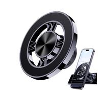 Genérico Car Phone Mount Magnetic - Ultra Strong Suction, Adjustable View Angle Stand, Anti Shake Mobile Support | Multi Surfaace Dashboard Dock, Sl ompact Attachment For Android GPS