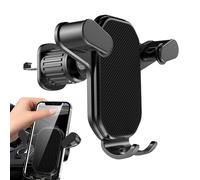 Genérico Car Phone Mount - Universal Air Vent Holder | Automobile Cell Cradle, Easy Clip Mount, Stable Mobile Stand, Compatible with Most Phones, Hands-Free Driving, Adjustable Dashboard Accessory