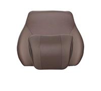 Genérico Car Pillow, Almohada Cervical con reposacabezas y Logo de Coche, Compatible con Tesla Model S, SpaceX 3 y YX Roadster. Cojín Lumbar y Soporte for la Cabeza.,for Cars(Coffee)