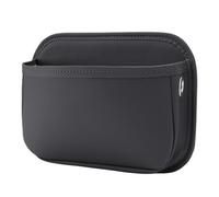 Genérico Car Pocket Organizer - Leather 20.5x14cm | Auto Door Adhesive Pouch | Car Side Console Storage Bag For Keys, Phone, Sunglasses, And Small Items And Widely Used.