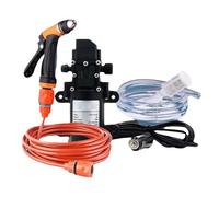 Generico Car Power Washer, Portable 12V Pressure Washer, Electric Cleaning Tool for Auto Detailing, Patio, Boat, RV, Wheel, Driveway, Tire, Truck, Outdoor Vehicle Maintenance, Color Red